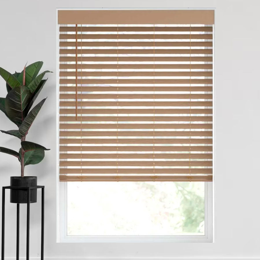 2" Magnificent Modern Faux Wood Blinds