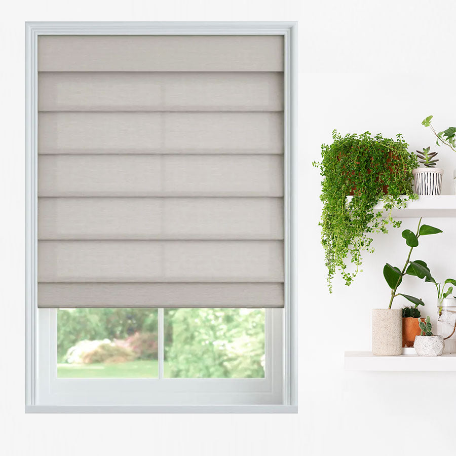 Subtle Radiance Roman Shades