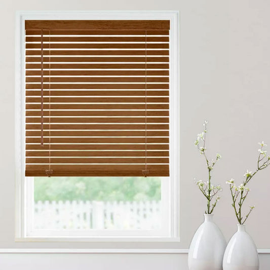 LEVOLOR 2" Cordless Faux Wood Horizontal Blinds