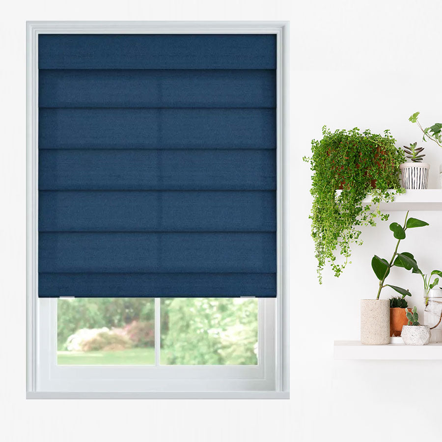 Subtle Radiance Roman Shades