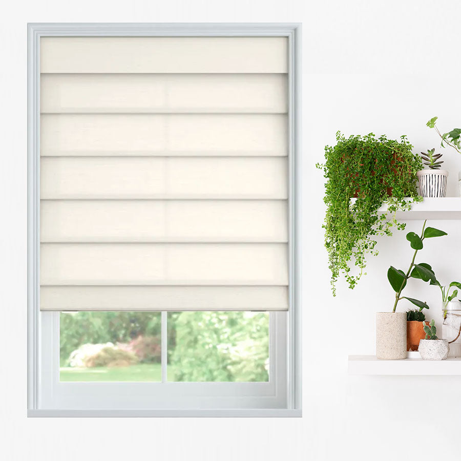 Subtle Radiance Roman Shades