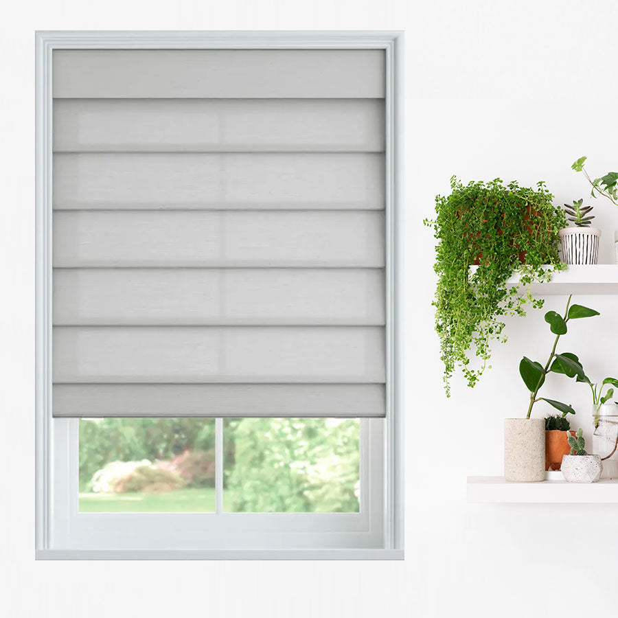 Subtle Radiance Roman Shades