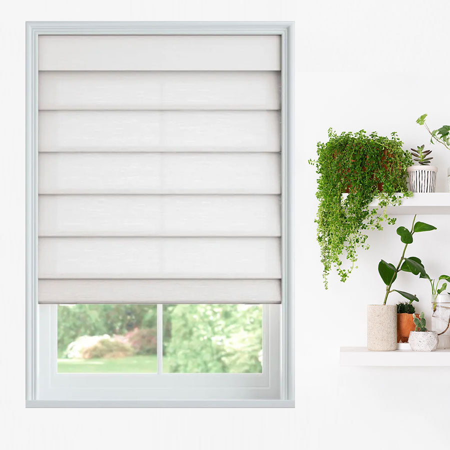 Subtle Radiance Roman Shades