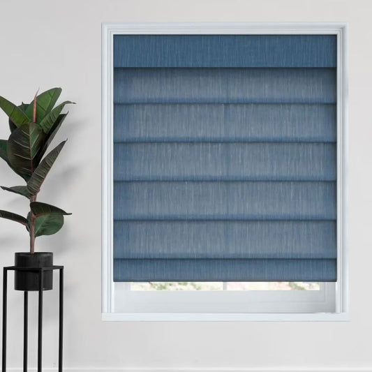 Distressed Chic Roman Shades