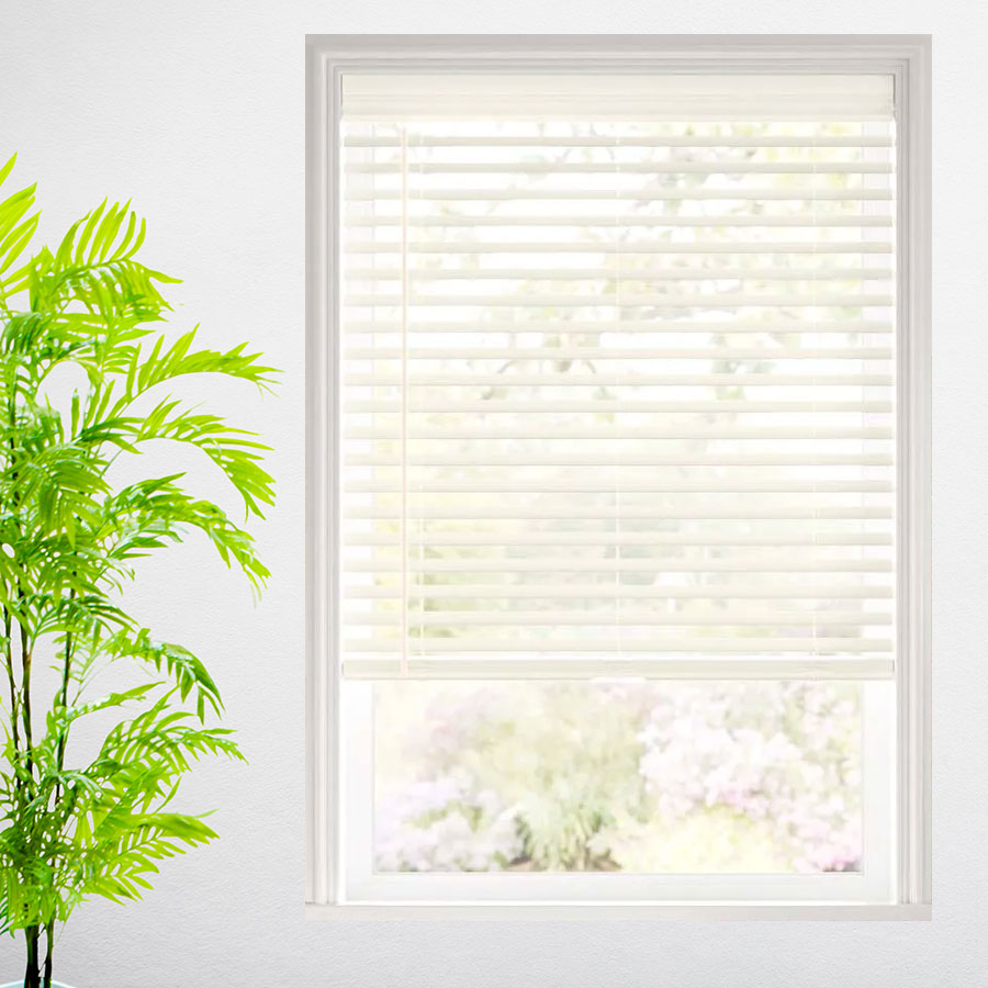 2" Minimalist Faux Wood Blinds