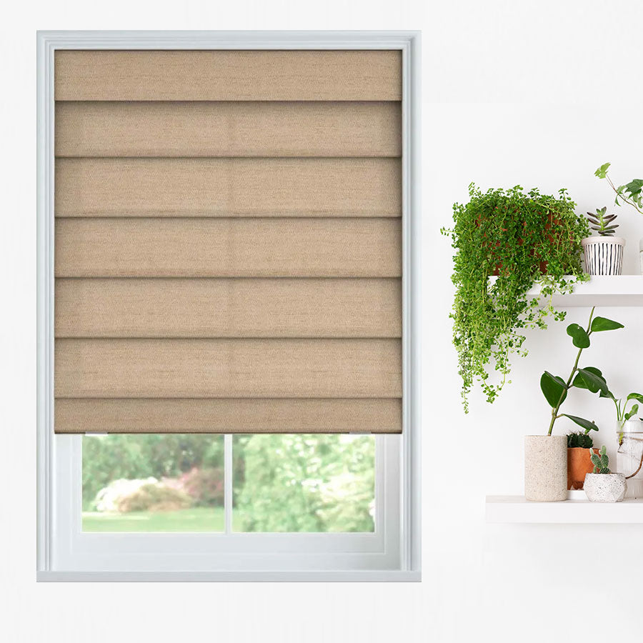 Subtle Radiance Roman Shades