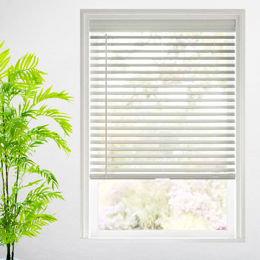 2" Minimalist Faux Wood Blinds