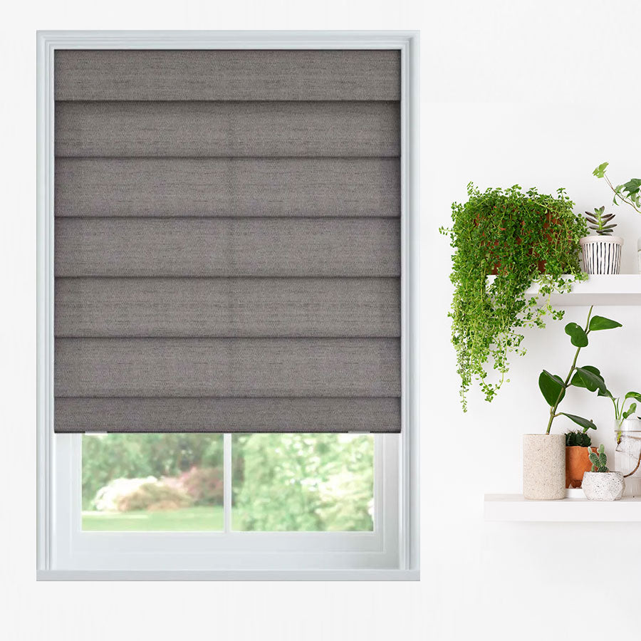 Subtle Radiance Roman Shades