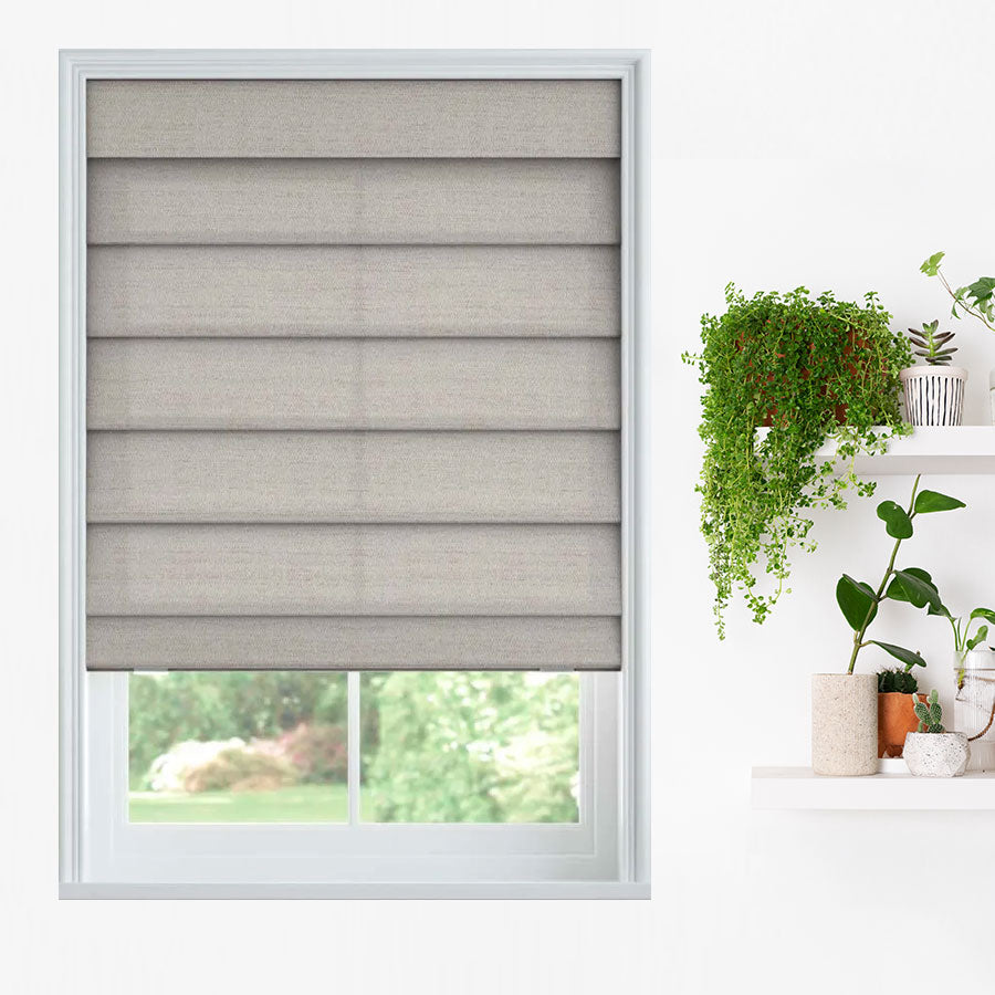 Subtle Radiance Roman Shades