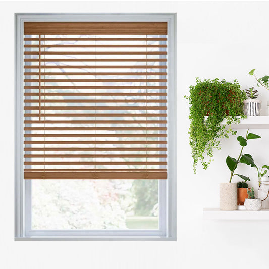 2" Estate Cordless Faux Wood Blinds