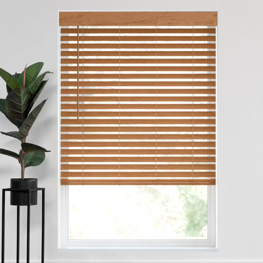 2" Magnificent Modern Faux Wood Blinds