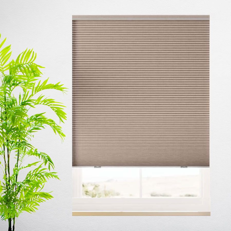 Contemporary Printed Cordless Room Darkening Cellular Shades