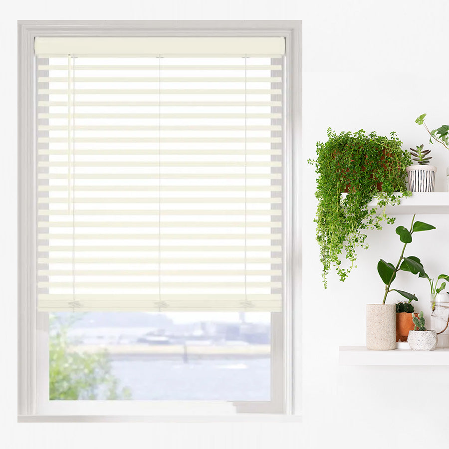 2" Classic Cordless Faux Wood Blinds