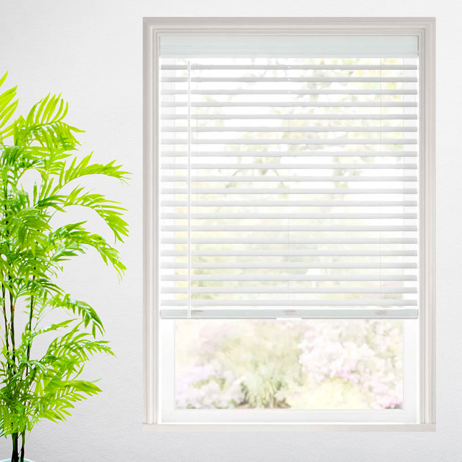 2" Minimalist Faux Wood Blinds