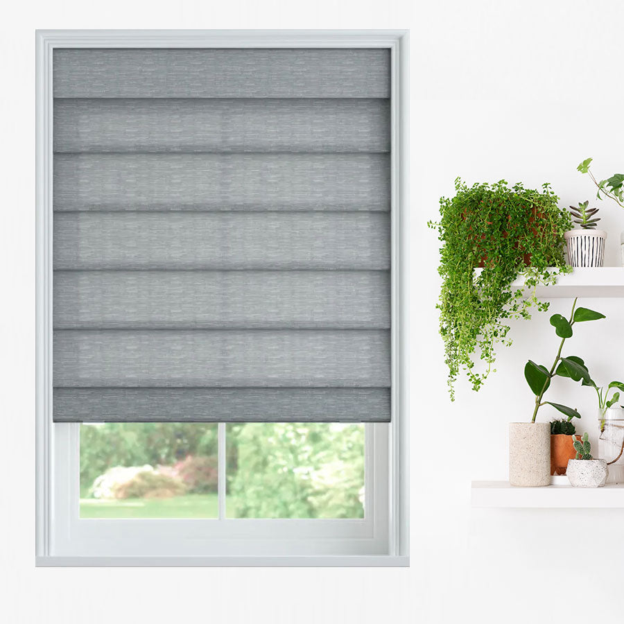 Subtle Radiance Roman Shades