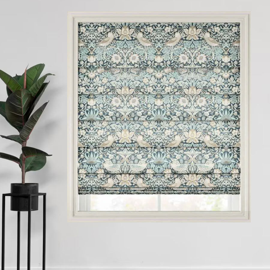 V&A Printed Roman Shades