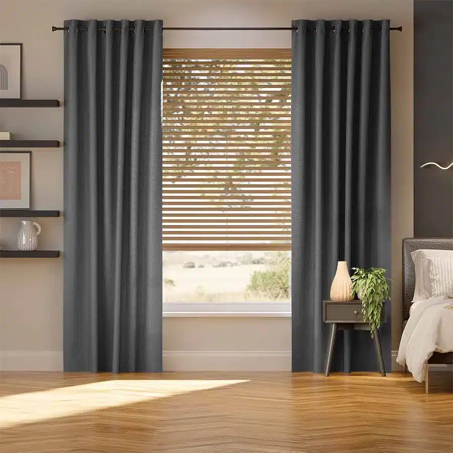 2" Sleek Cordless Faux Wood Blinds